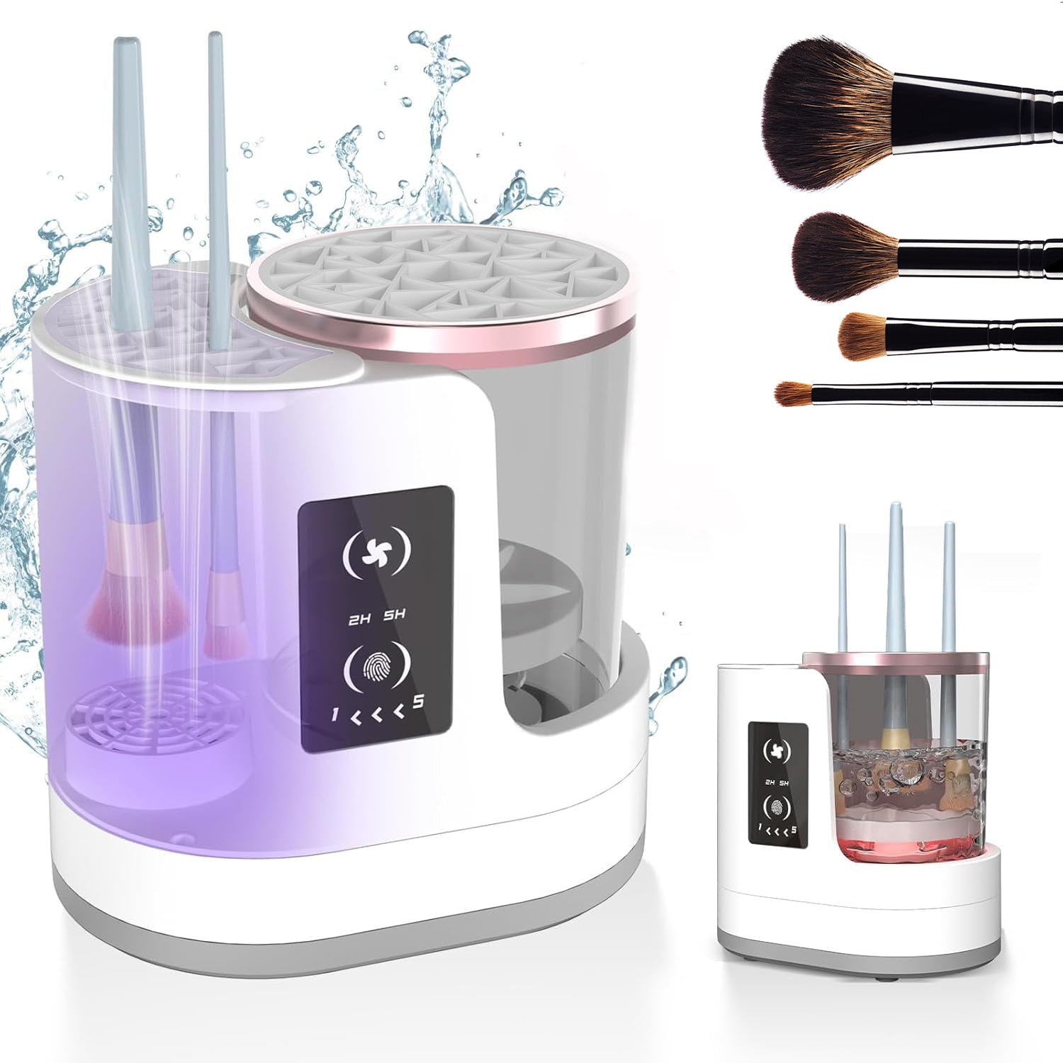 Smart Electric Makeup Brush Cleaner – Automatic Rechargeable Cleaning Device