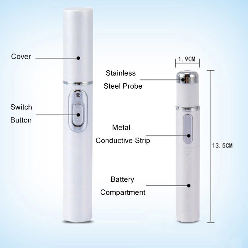 Blue Light Acne Treatment Pen – Skin Repair Device for Acne, Scars & Wrinkles