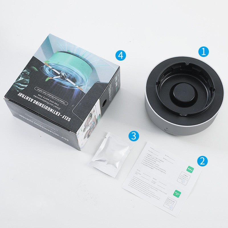 Automatic Smoke-Free Ashtray