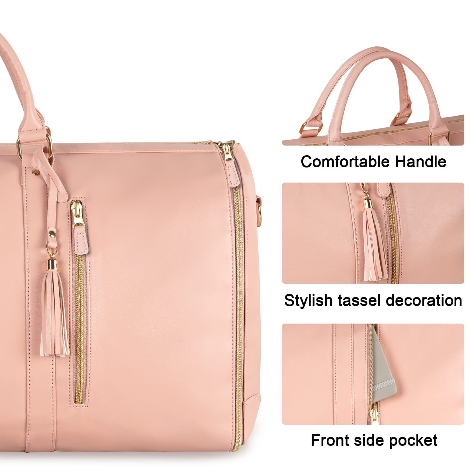Large Capacity Foldable Travel Duffle Bag – Waterproof Carry-On Tote for Clothes & Trips