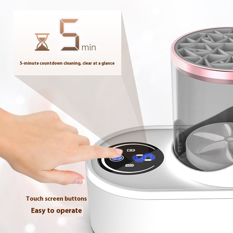 Smart Electric Makeup Brush Cleaner – Automatic Rechargeable Cleaning Device
