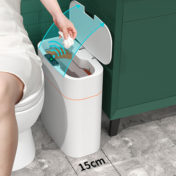 Smart Sensor Trash Can – Automatic Touchless Garbage Bin with Lid