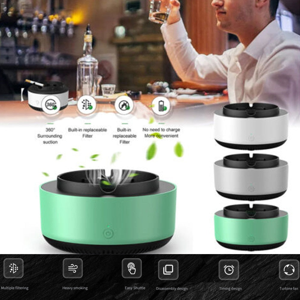 Automatic Smoke-Free Ashtray