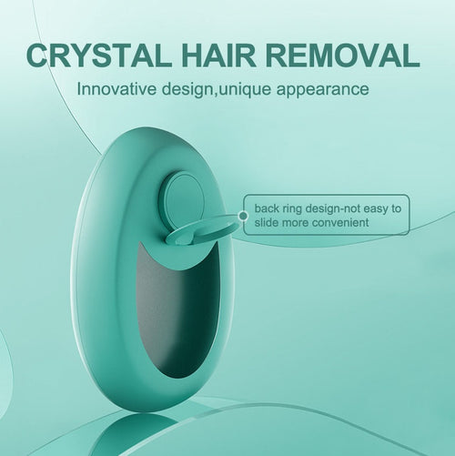 Crystal Hair Eraser – Painless Hair Removal & Exfoliating Tool for Legs, Arms & Back