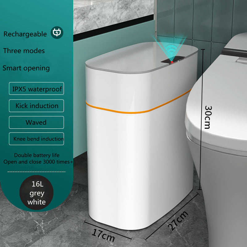 Smart Sensor Trash Can – Automatic Touchless Garbage Bin with Lid