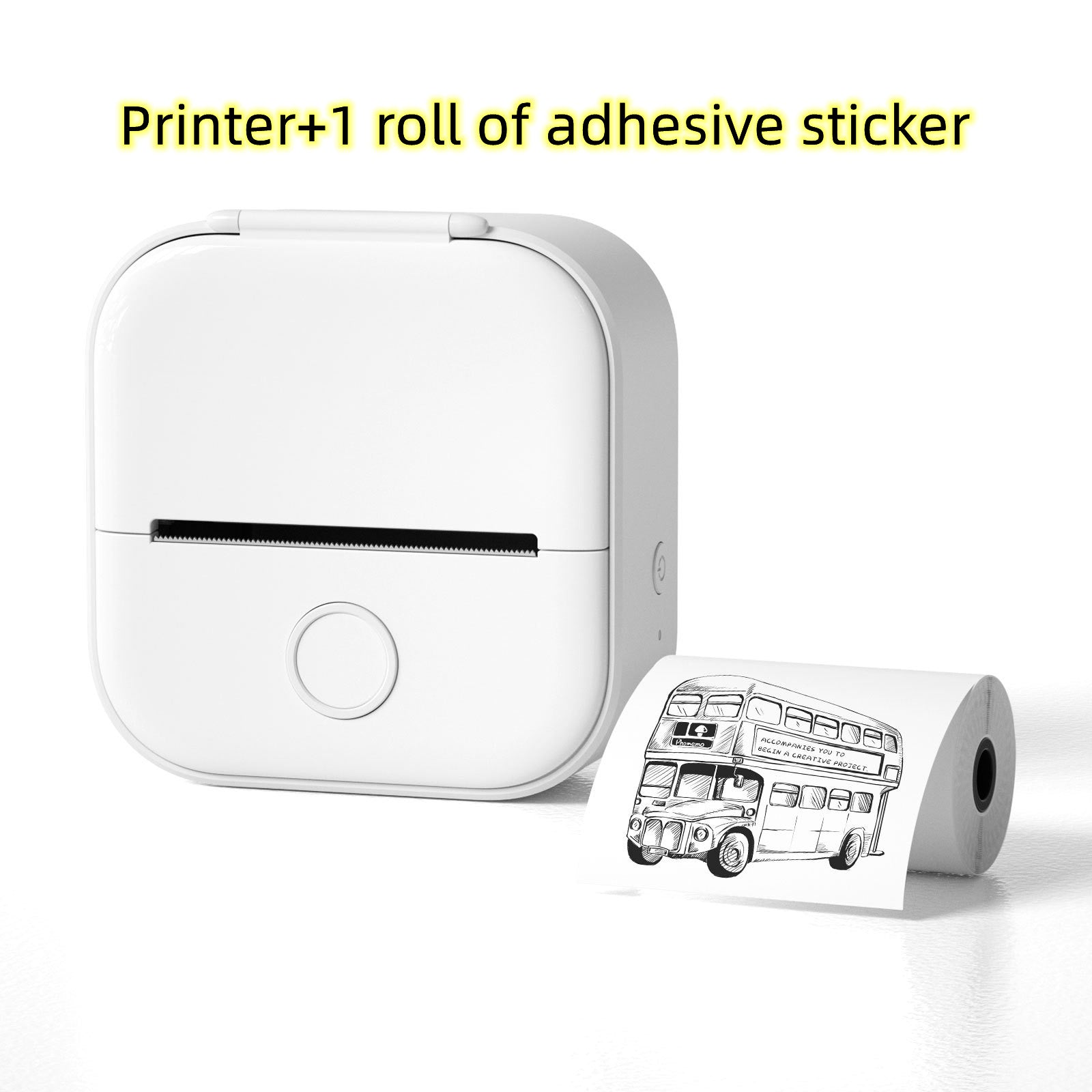 Smart Mini Bluetooth Thermal Printer – Portable Wireless Label & Photo Printer