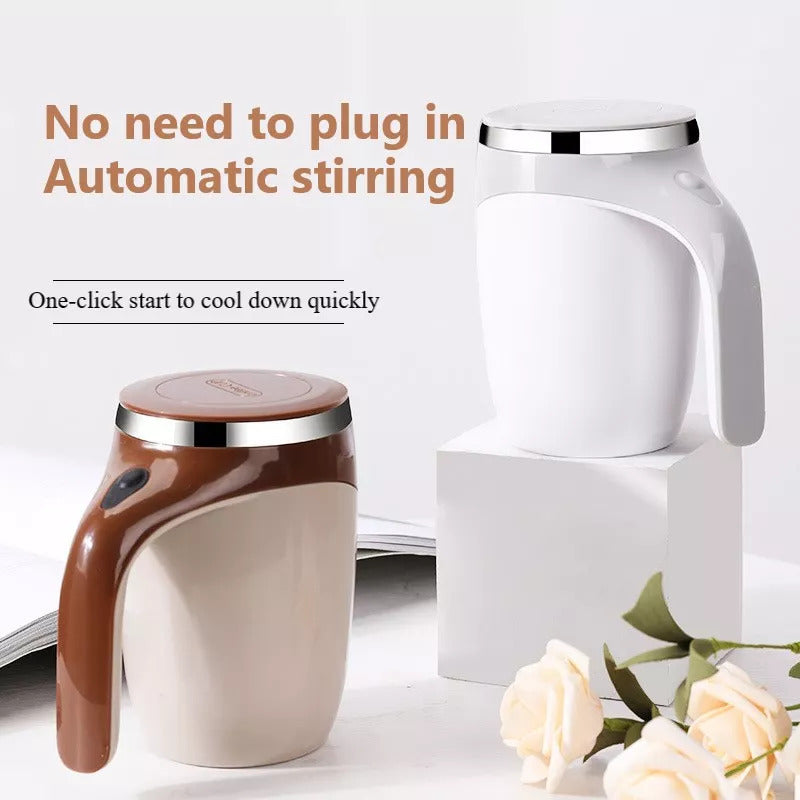 Rechargeable Self-Stirring Coffee Mug – Automatic Magnetic Mixing Cup for Coffee, Milk & Protein Shakes